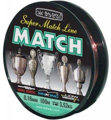 Леска Balsax Match 0.14 100м