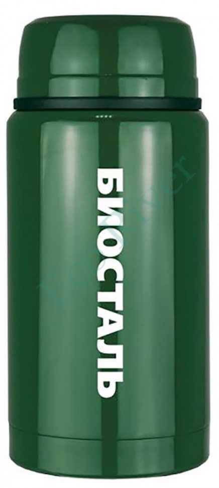 Термос Biostal Охота NTS-750G ш/г суповой с ложкой зел.