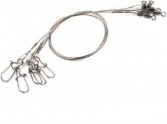 Поводок стальной Namazu Leader 1х7, d-0,54 мм, L-40 см, test- 41 кг (уп. 3 шт.)