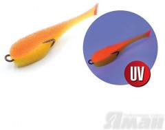 Поролоновая рыбка Yaman на двойнике, р. 125 мм, цвет 20 UV (5 шт.)
