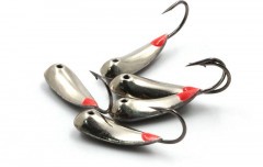 Мормышка паяная Яман Уралка, вес 1,9 г, кр.№6,  нейзильбер (уп.5шт.)