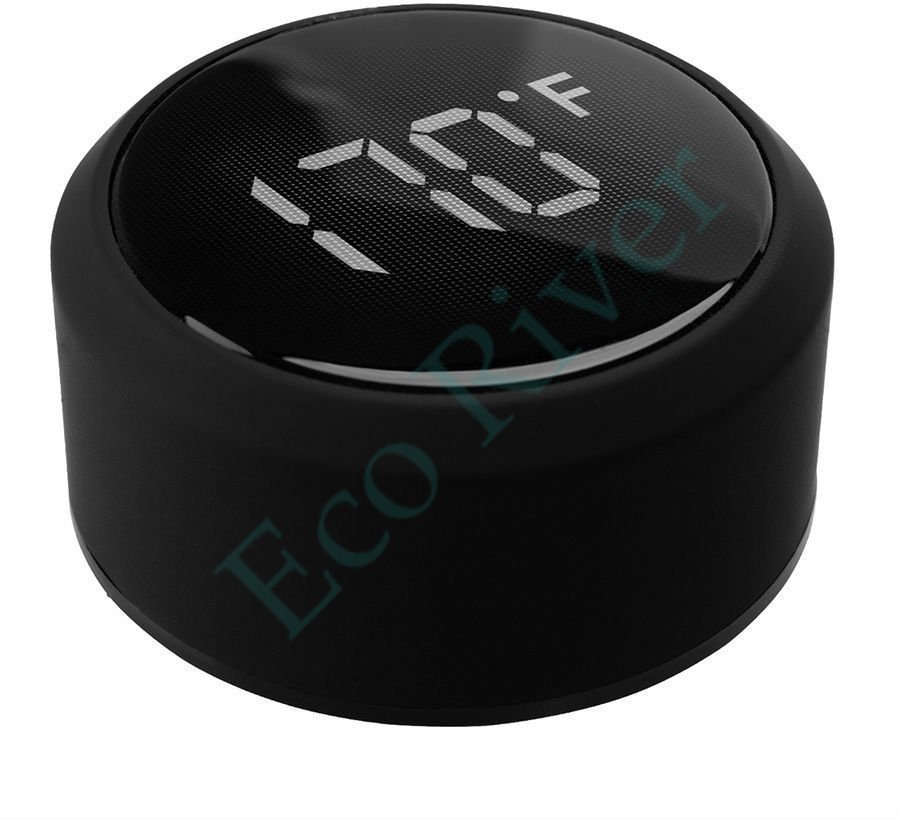 Термос NISUS N.TM-049-B с термодатчиком черный 0.45л
