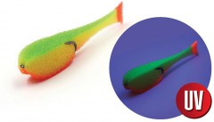 Поролоновая рыбка Yaman на двойнике, р. 110 мм, цвет 21 UV (5 шт.)