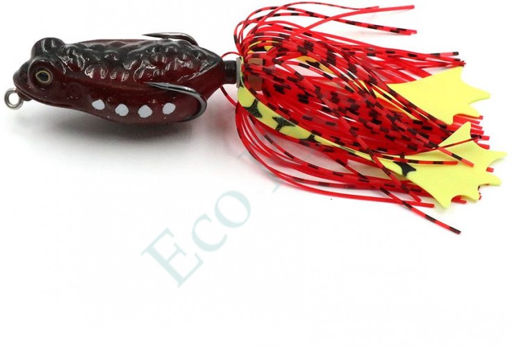 Лягушка-незацепляйка Namazu FROG с лапками, 48 мм, 8 г, цвет 04, крючок-двойник YR Hooks (BN) #1/0/4