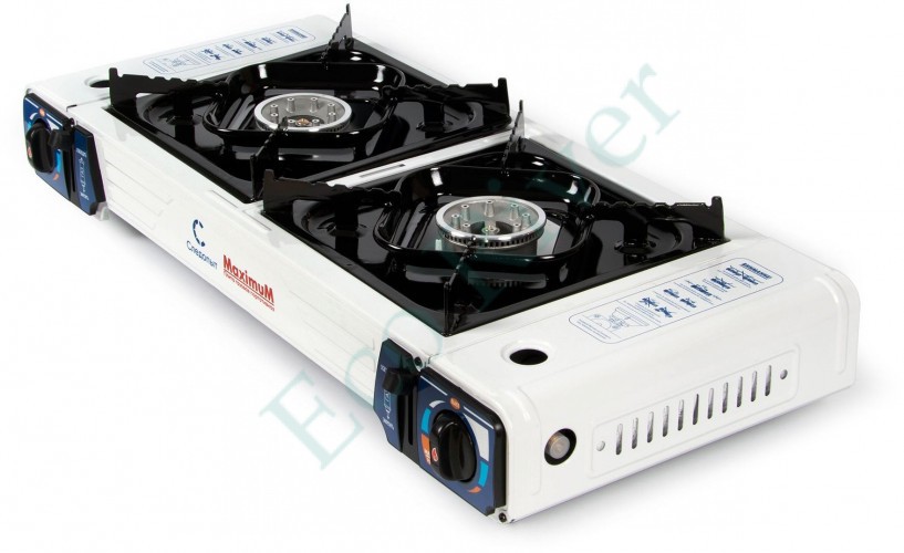 Плита наст. газовая Следопыт - MaximuM, двойная (с переходником)/3/