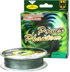 Леска плетёная Power Phantom PE4 зелен. 0.18 135м