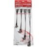 Набор поводков стальных Namazu Leader 1х7 Nylon Coated Black, L-15/20/25/30 см, test- 23 кг (по 10 ш