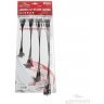 Набор поводков стальных Namazu Leader 1х7 Nylon Coated Black, L-15/20/25/30 см, test- 23 кг (по 10 ш