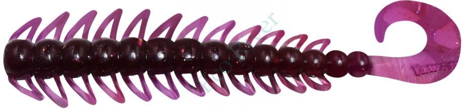Твистер Yaman PRO Ruff, р.4 inch, цвет #08 - Violet (уп.5 шт)