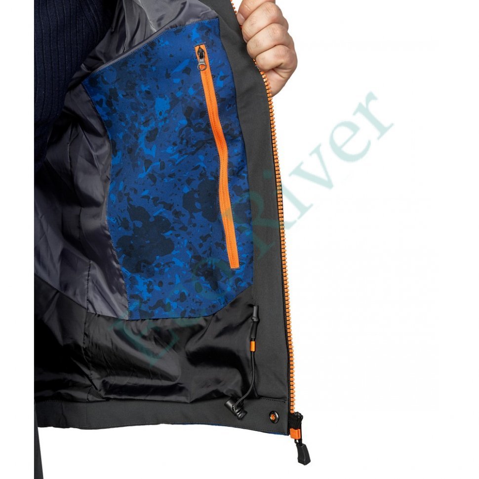 Костюм рыболовный Graff демисезонный размер 4XL/182-188 (Bratex 20000, синий камо)
