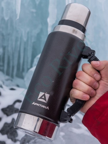 Термос Арктика с узким горлом 106-1250P черный