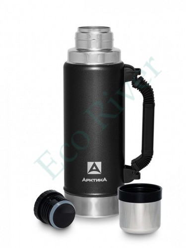 Термос Арктика с узким горлом 106-1250P черный