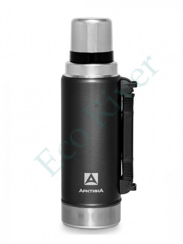 Термос Арктика с узким горлом 106-1250P черный