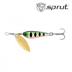 Блесна Sprut Alpina Long Spinner №2 9г/SGRTR-G