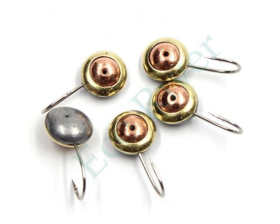 Мормышка паяная Яман Глаз окуневый, вес 0,85 г, медь (уп. 5 шт.)