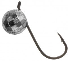 Мормышка вольфрам LumiCom Шар фигурный с ушком Ф5 никель