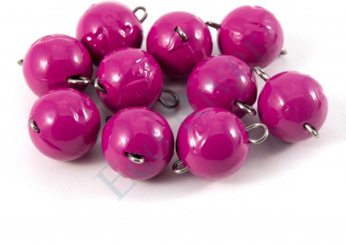 Груз Чебурашка окрашенный разборный Яман (10 шт.) - 14 гр., фиолетовый/300/