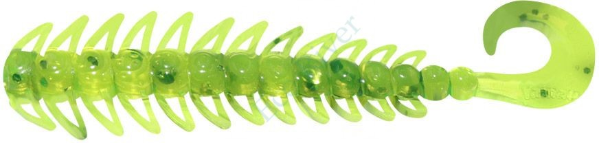 Твистер Yaman PRO Ruff, р.4 inch, цвет #10 - Green pepper (уп. 5 шт.)