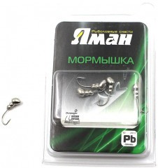 Мормышка Яман муравей с отв.,цв.NL, d 5, вес 0,8 г (уп. 5 шт.)