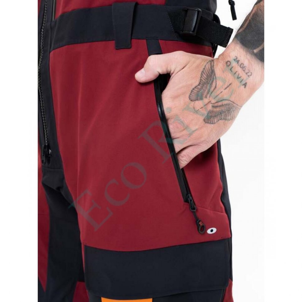 Костюм рыболовный Graff демисезонный размер 2XL/176-182 (Bratex 25000, красный)
