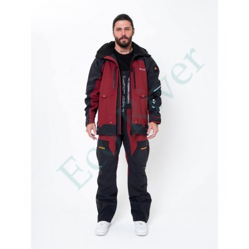 Костюм рыболовный Graff демисезонный размер 2XL/176-182 (Bratex 25000, красный)