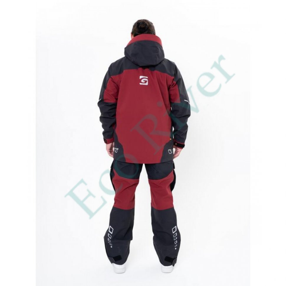 Костюм рыболовный Graff демисезонный размер 2XL/176-182 (Bratex 25000, красный)