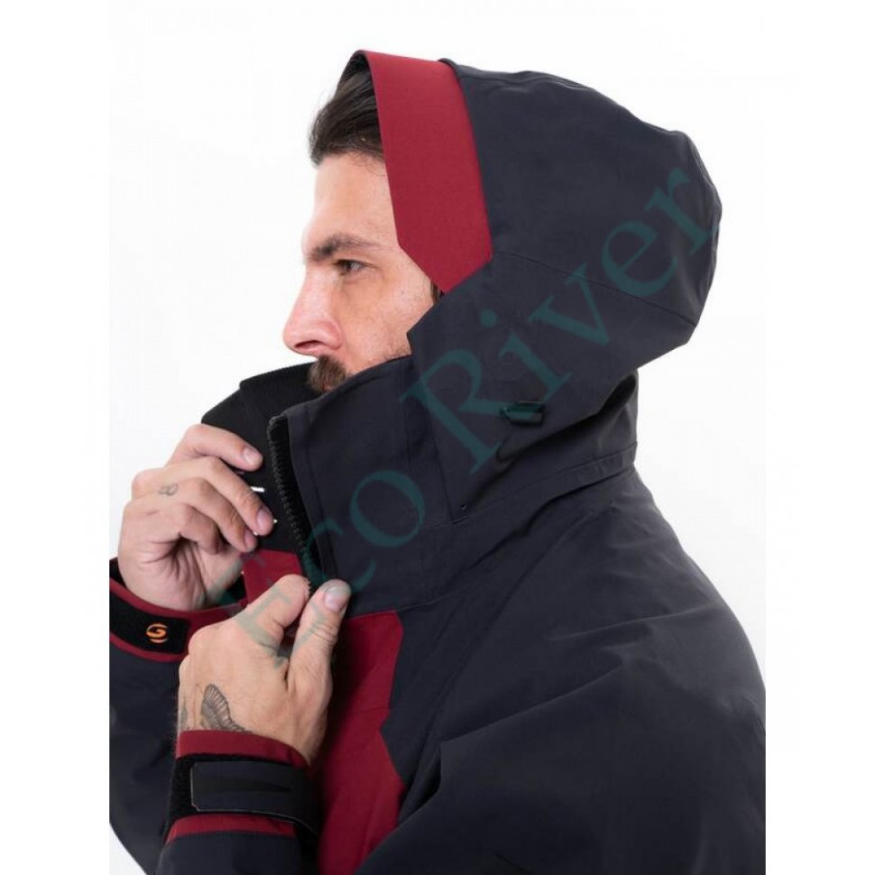 Костюм рыболовный Graff демисезонный размер 2XL/176-182 (Bratex 25000, красный)