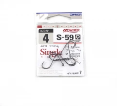 Крючок Owner S-59 BC №4 7шт