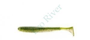 Приманка Allvega съедоб. Skinny Tail 7.5см 2.5г SB-ST75-016 green pumpkin 7шт