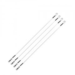 Поводок Просто жерл. флюорокарбон 0.45мм 10.4кг 28см 4шт