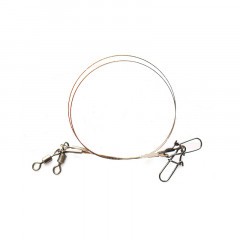 Поводок Fishlandia жерличный AFW 1*7 0.25мм 22см 7кг 2шт