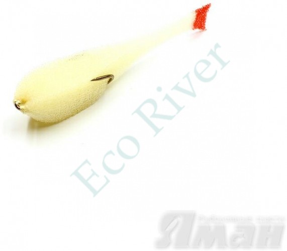 Поролоновая рыбка Yaman на двойнике, р. 80 мм, цвет 05 (5 шт.)