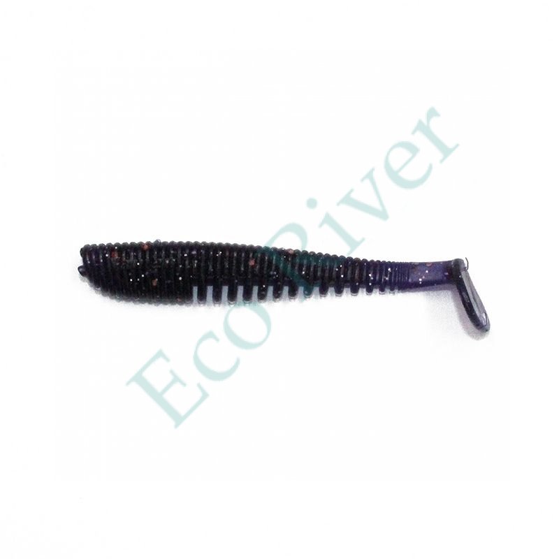 Виброхвост Yaman Legend Minnow, р.4 inch, цвет #08 - Violet (уп. 5 шт.)