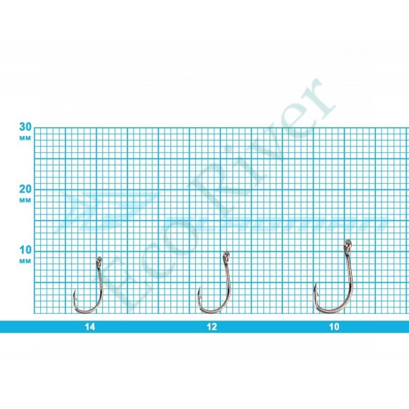 Крючок Flagman Ultra Feeder Bream And Carp Series 2 №10 12шт 302BN-10