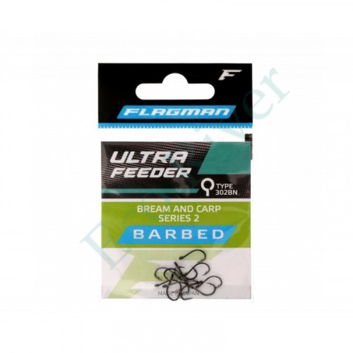Крючок Flagman Ultra Feeder Bream And Carp Series 2 №10 12шт 302BN-10