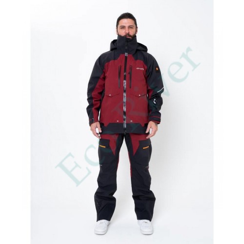 Костюм рыболовный Graff демисезонный размер 3XL/176-182 (Bratex 25000, красный)