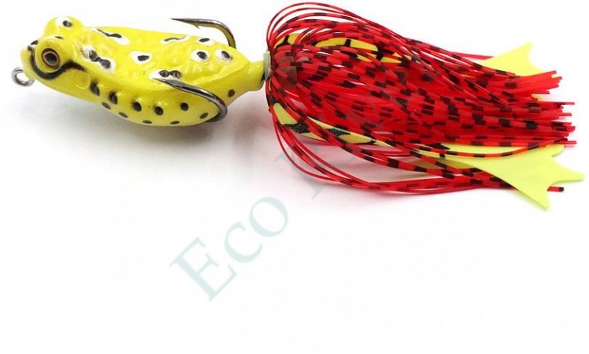 Лягушка-незацепляйка Namazu FROG с лапками, 48 мм, 8 г, цвет 10, крючок-двойник YR Hooks (BN) #1/0/4