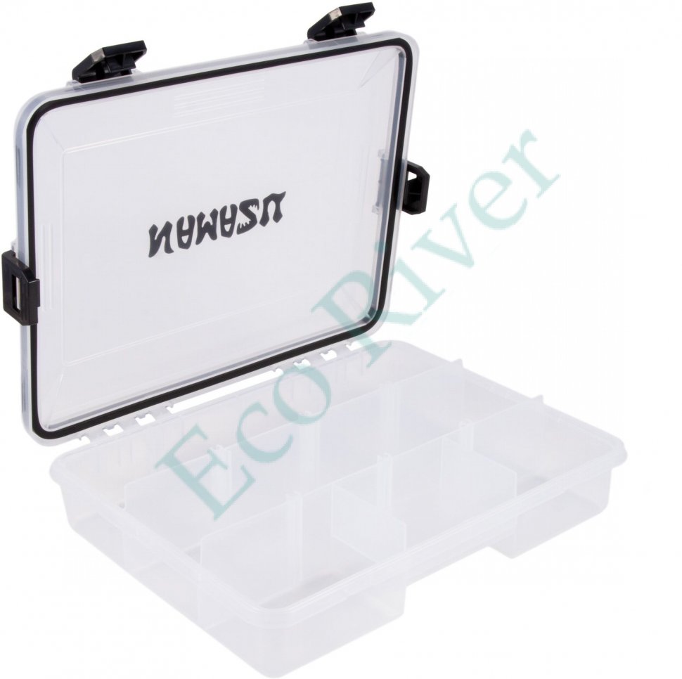 Коробка для рыболовных принадлежностей Namazu TackleBox Waterproof, 230х175х50 мм/40/