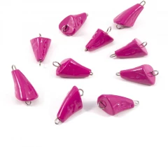 Груз Пуля-эксцентрик окрашенный разборный Яман (10 шт.) - 14 гр., фиолетовый/350/