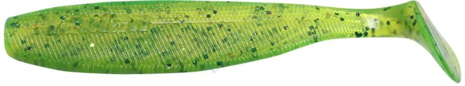 Виброхвост Yaman PRO Sharky Shad, р.4,5 inch, цвет #10 - Green pepper (уп 5 шт.)