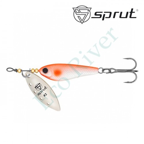 Блесна Sprut Alpina Long Spinner №2 9г/WSLM