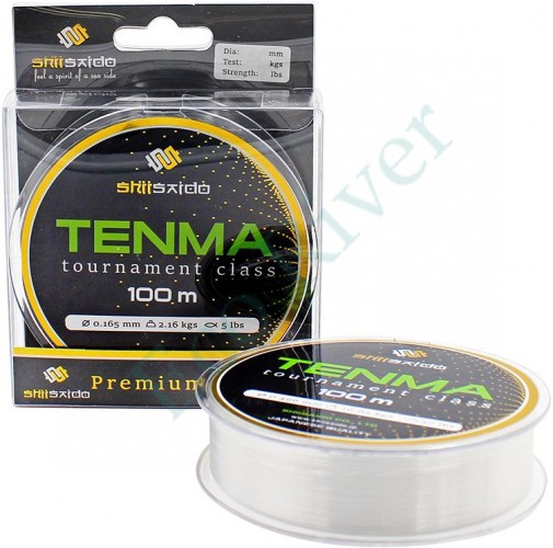 Леска Shii Saido Tenma, L-100 м, d-0,331 мм, test-7,83 кг, прозрачная/100/