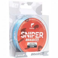 Леска плетёная Salmo Spiner Braid blue 0.16 91м