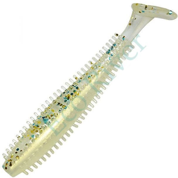 Виброхвост Kosadaka Spikey Shad 120 4шт SSH-120-GTR