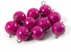 Груз Чебурашка окрашенный разборный Яман (10 шт.) - 16 гр., фиолетовый/300/