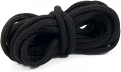 Шнурки для обуви (берцев)   Следопыт   круглые, цв. черный, диам. 4 мм., дл. 220 см/100/200/