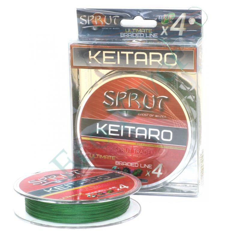 Плетеный шнур Sprut Keitaro Ultimate X4 dark green 0.18 140м