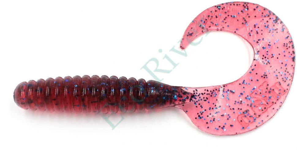 Твистер Yaman Spiral, р.5 inch, цвет # 04 - Grape (уп. 5 шт.)