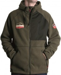 Куртка Alaskan Black Water X флис с капюшоном хаки р.S