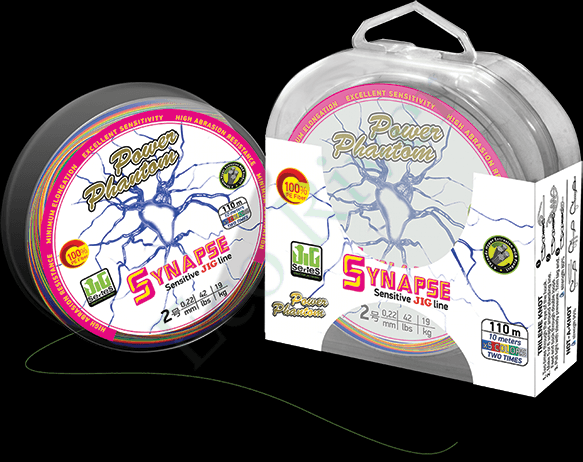 Леска плетёная Power Phantom Synapse PE multicolor 0.12 110м